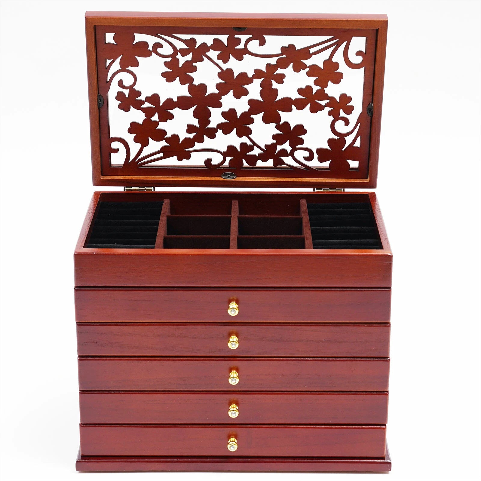 Large Jewelry Box Organizer for Women Girls Jewelry Storage Case with Drawers US | eBay