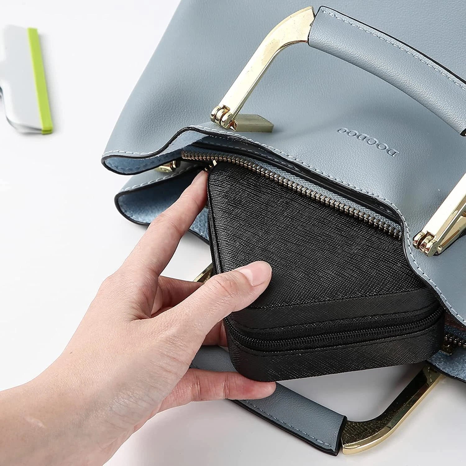 Portable Jewelry Box Travel Organizer Case Ring Earring Necklace Storage Case | eBay