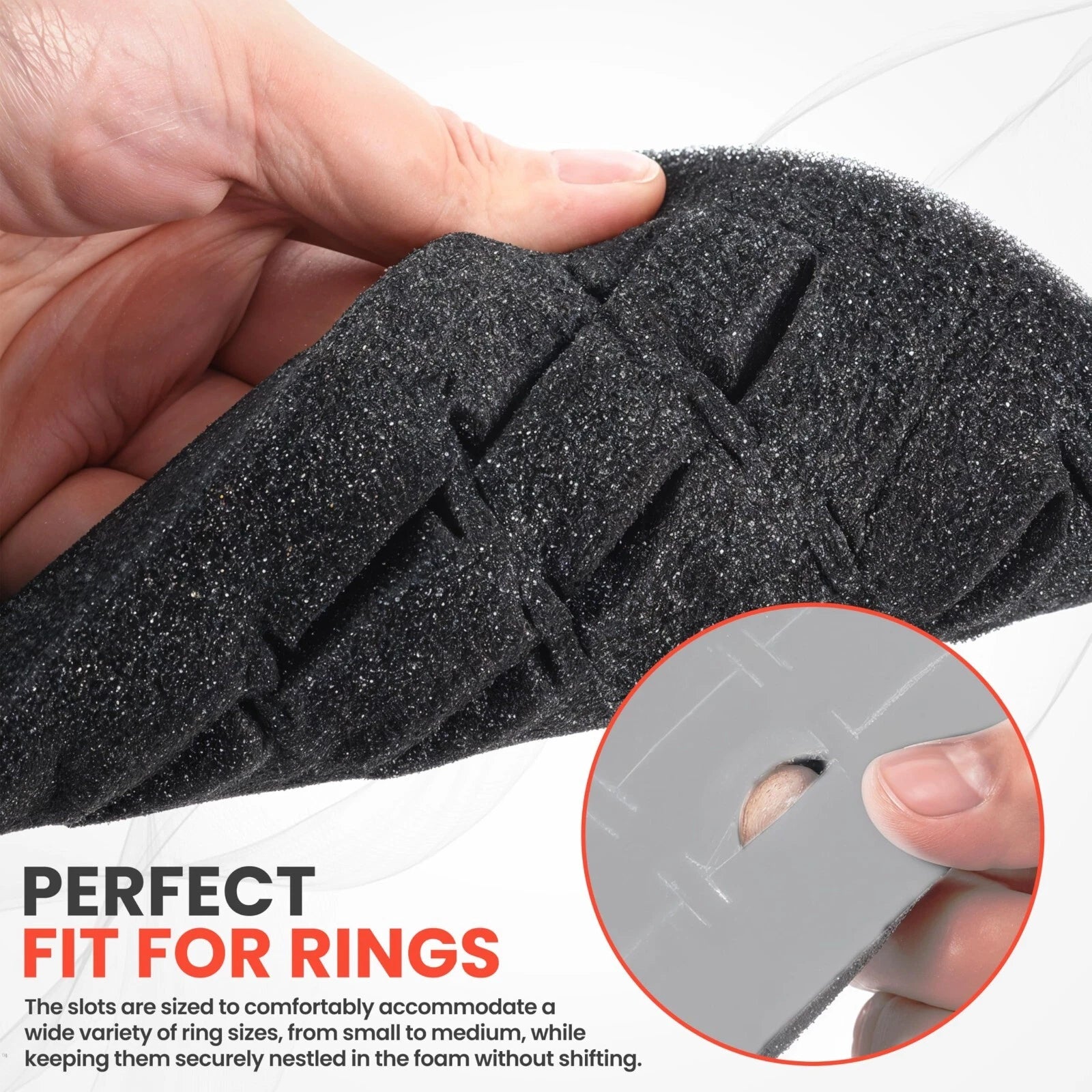 Novel Box 72 Slot Ring Earring Jewelry Tray Foam Velvet Liner in Various Colors | eBay