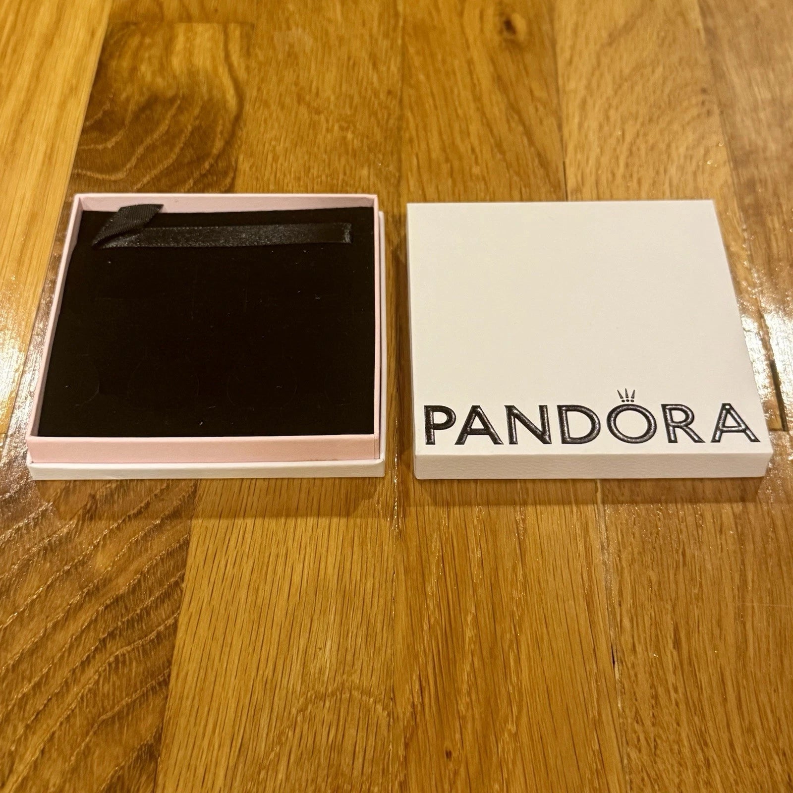 PANDORA Jewelry Shopping Gift / Storage Chain Bracelet Necklace Box With Ribbon | eBay