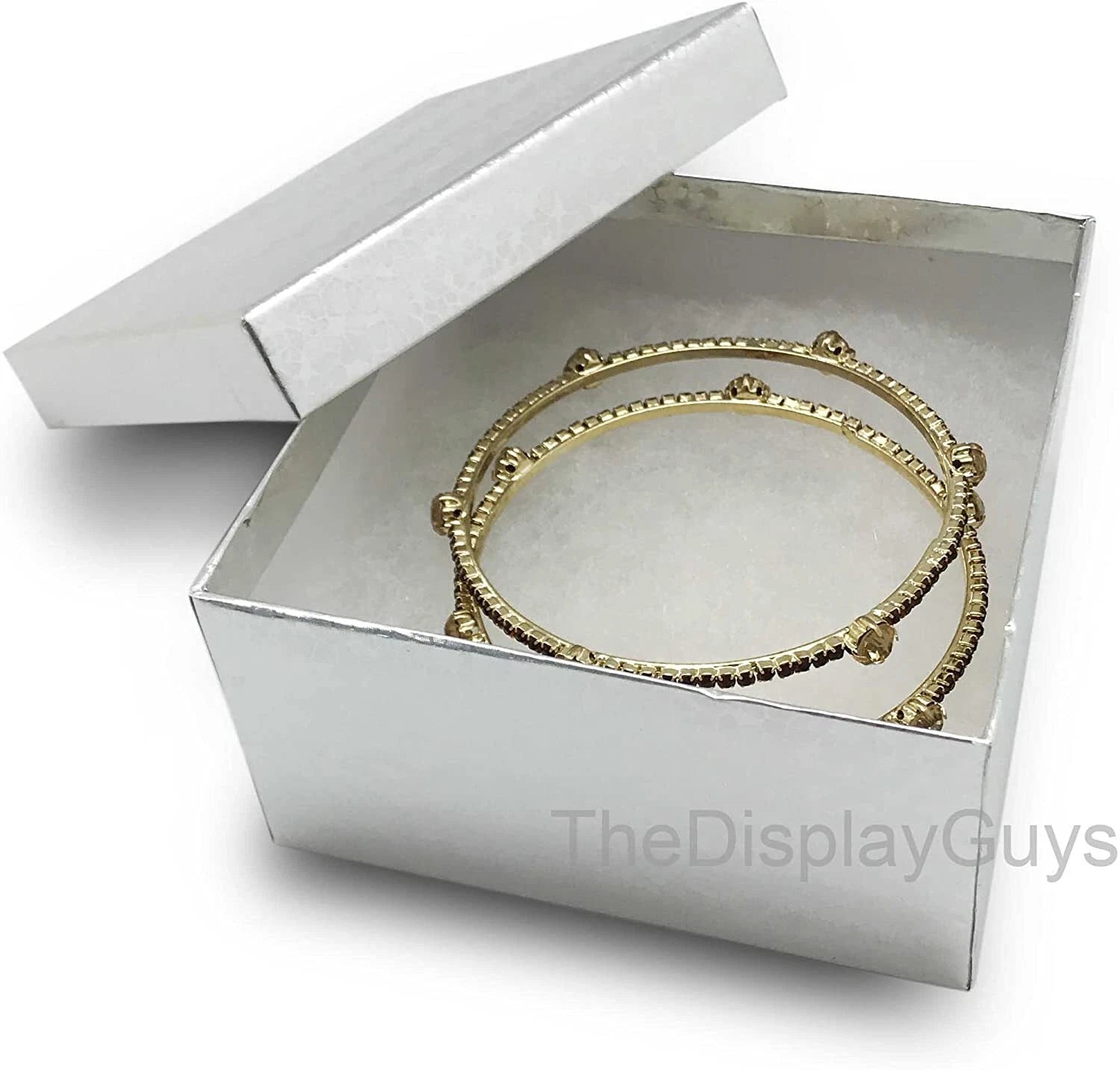 BULK Cardboard Kraft Paper JEWELRY GIFT BOXES Cotton Filled SILVER for Shipping | eBay