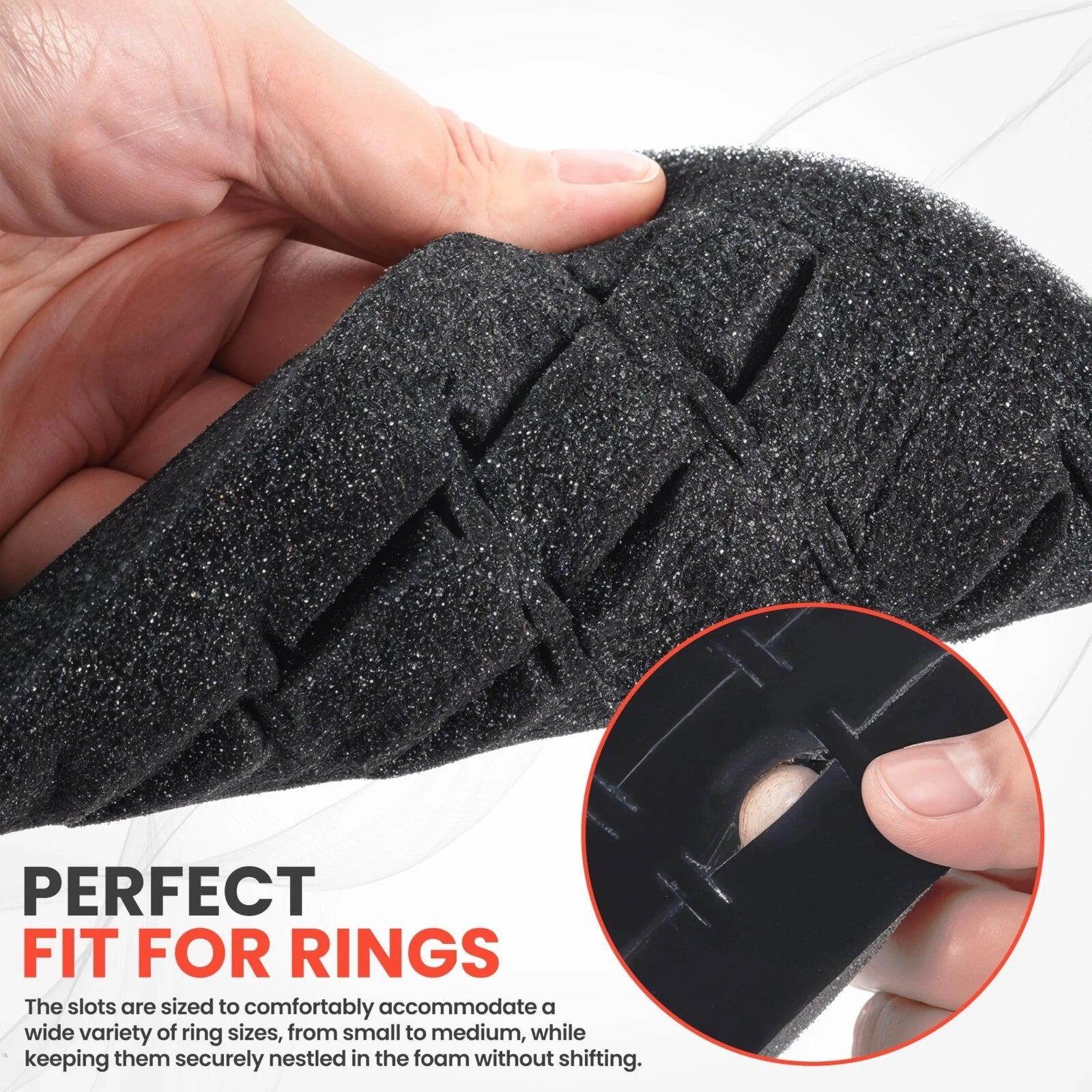 Novel Box 72 Slot Ring Earring Jewelry Tray Foam Velvet Liner in Various Colors | eBay