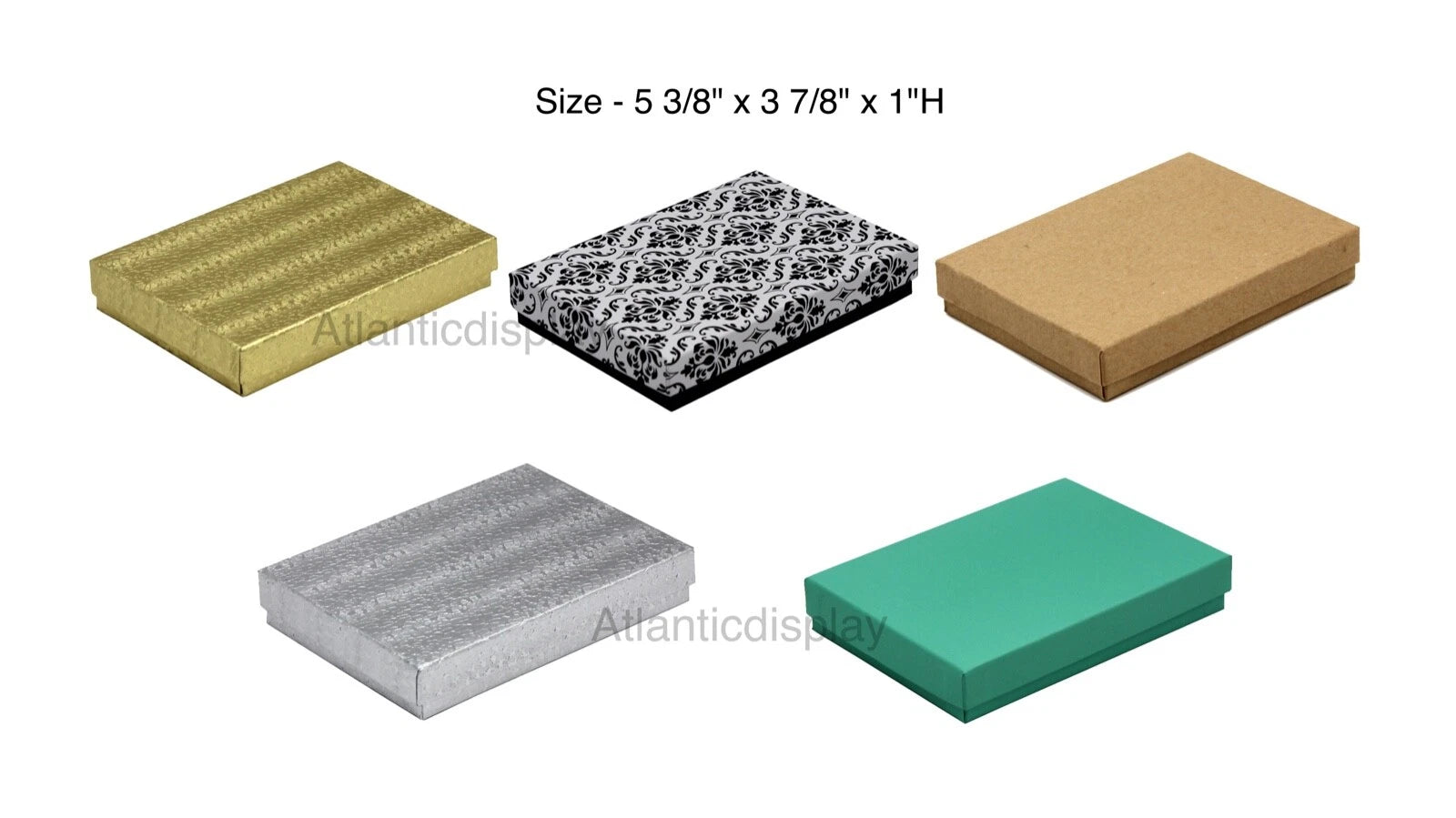 Milti Color Cotton Filled Jewelry Boxes Jewelry GIFT Boxes - LOT OF 5-20-50-100 | eBay