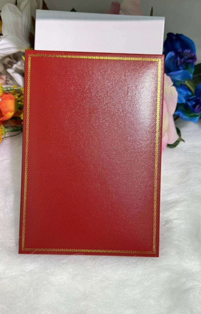 Novel Box Combo Set Ring Necklace Earring Bracelet, Jewelry Display Red Gift Box | eBay