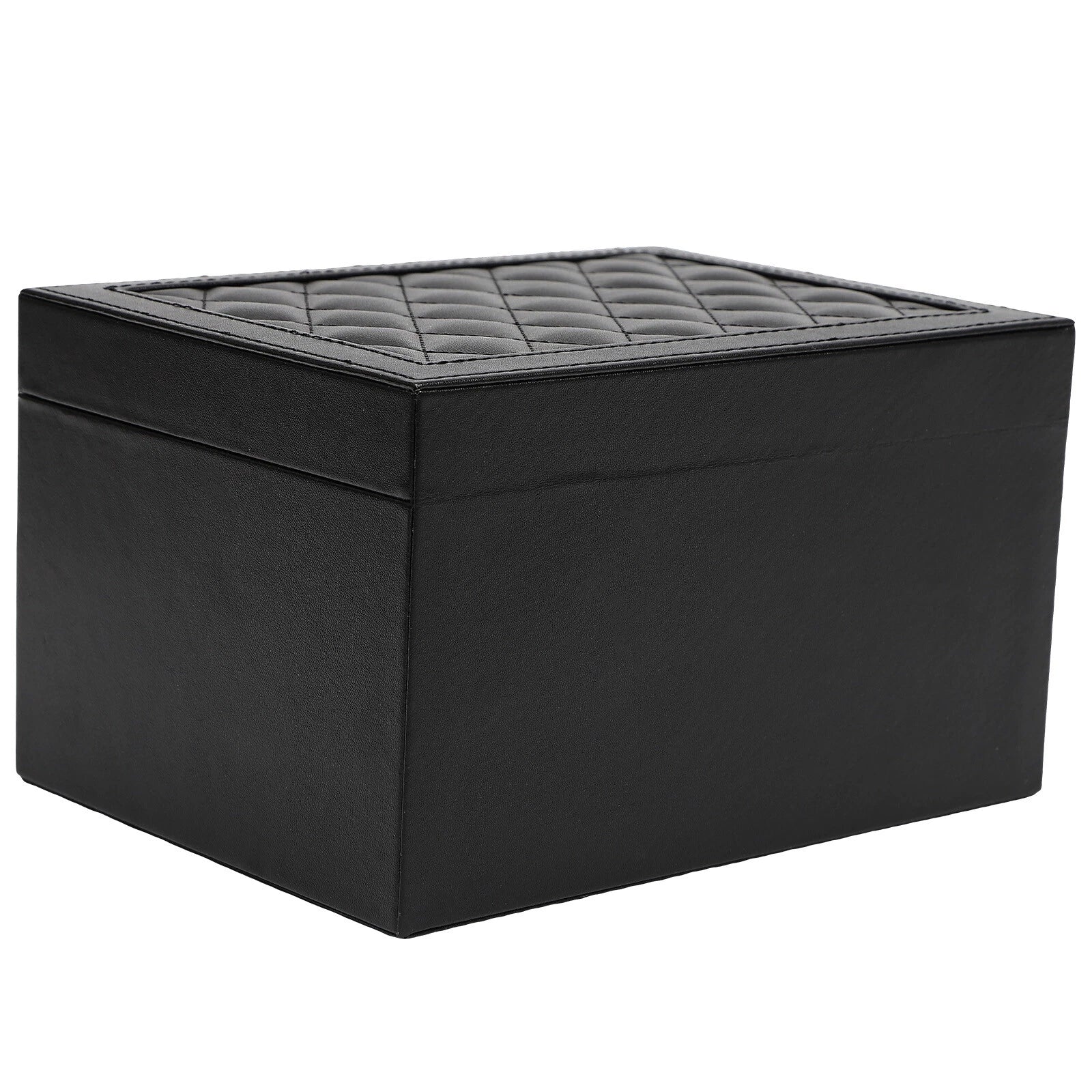 3-Layer Jewelry Box Organizer with Lockable Storage and Velveteen Lining | eBay