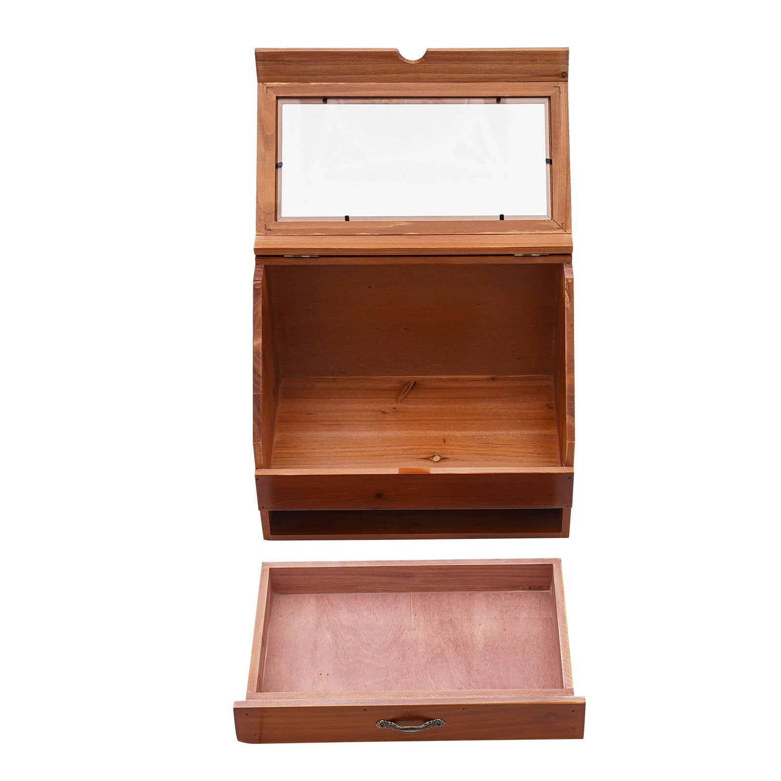 Perfume Organizer Wood Jewelry Storage Box Perfume Display Stand with Drawer | eBay