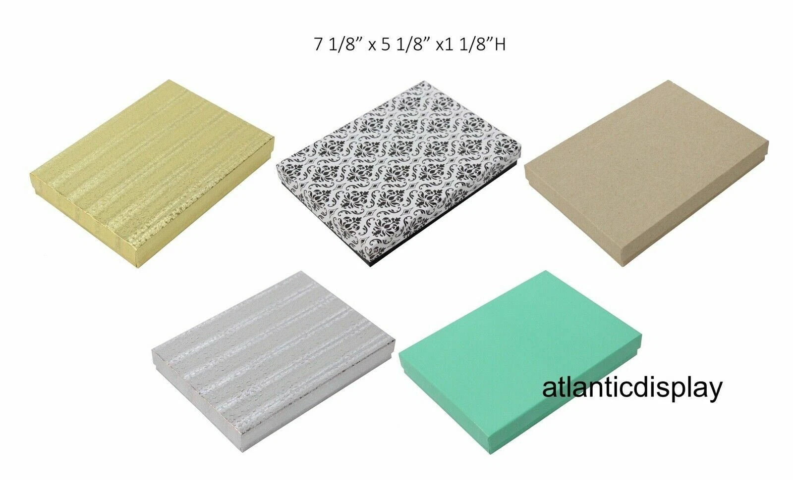 Milti Color Cotton Filled Jewelry Boxes Jewelry GIFT Boxes - LOT OF 5-20-50-100 | eBay