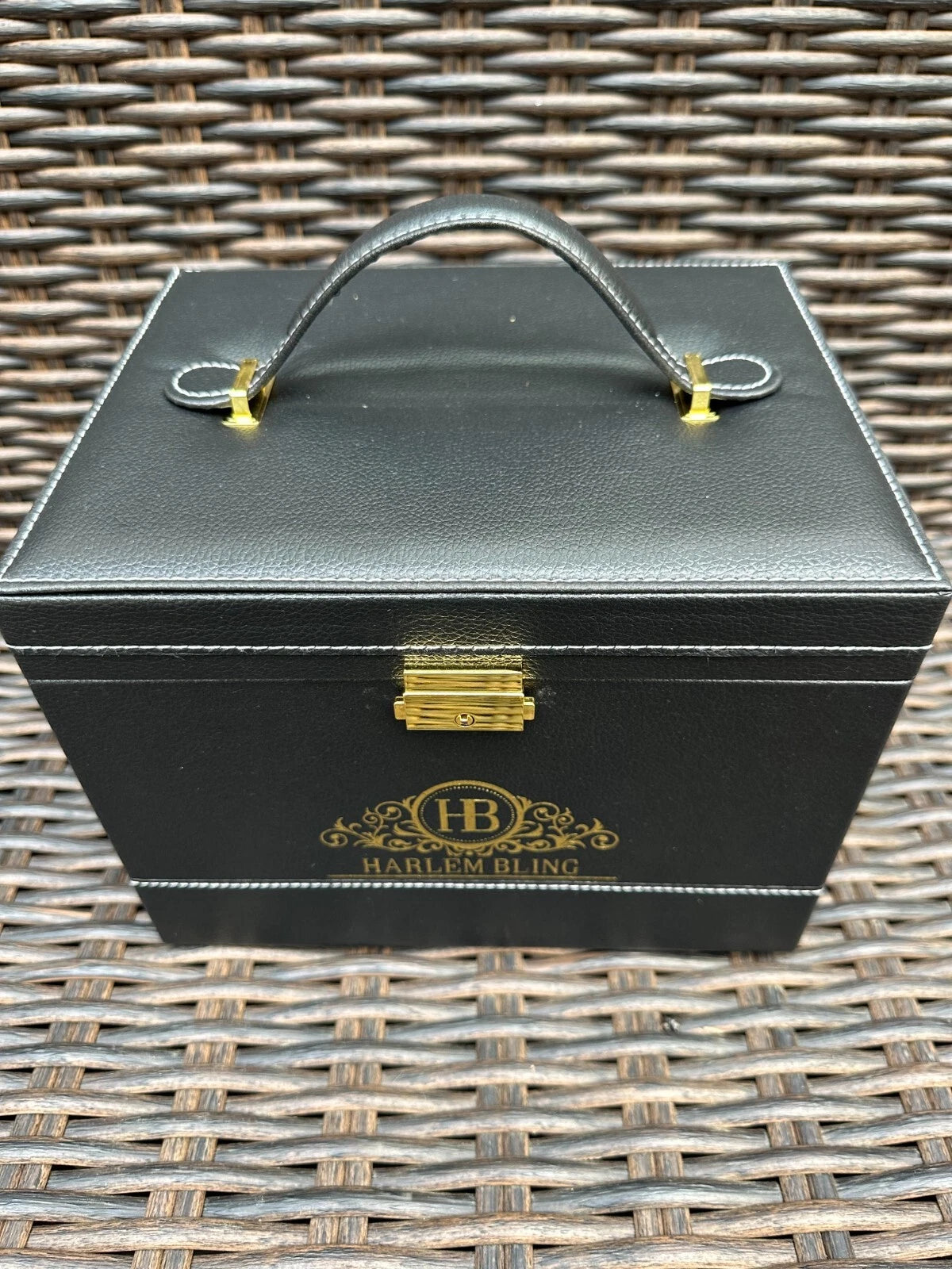 Harlembling Leather Full Size Home Jewelry Box Case | eBay