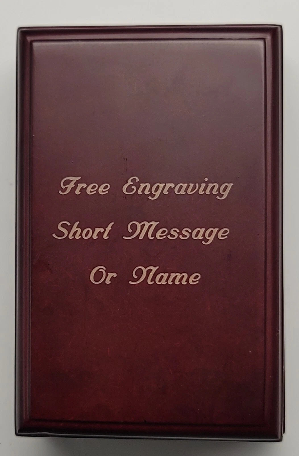 Wooden necklace box, Jewelry box, FREE engraving (Necklace not included) | eBay