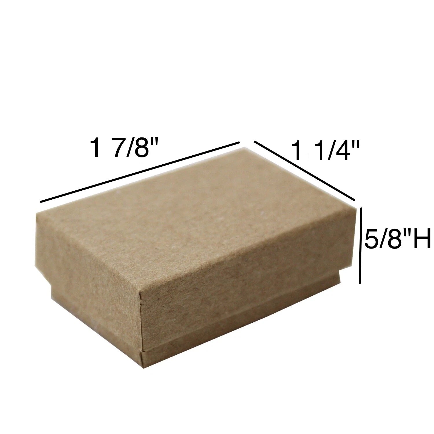 Khaki Kraft Cotton Filled Gift Boxes Jewelry Cardboard Box Lots of 5~20~50~100 | eBay