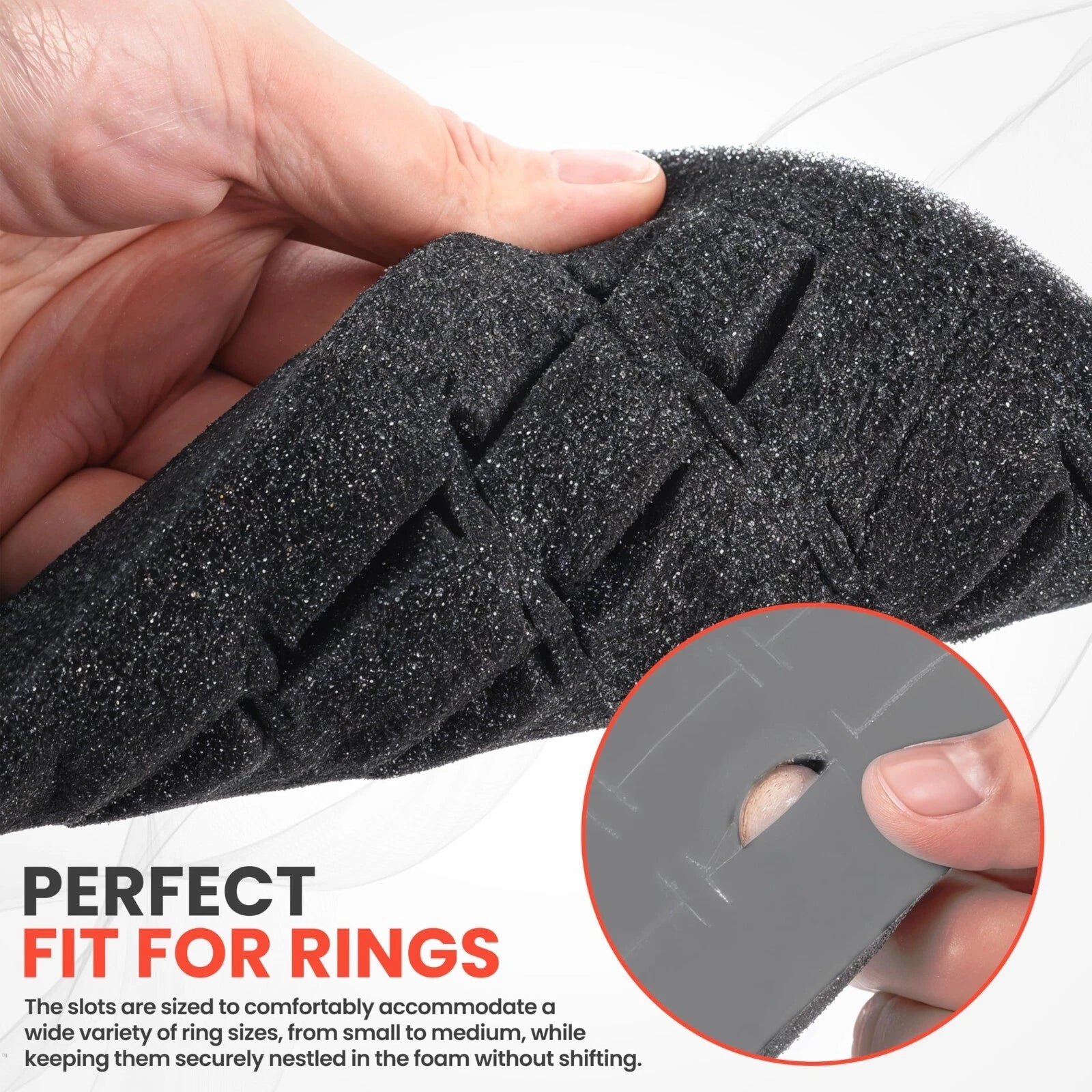 Novel Box 72 Slot Ring Earring Jewelry Tray Foam Velvet Liner in Various Colors | eBay