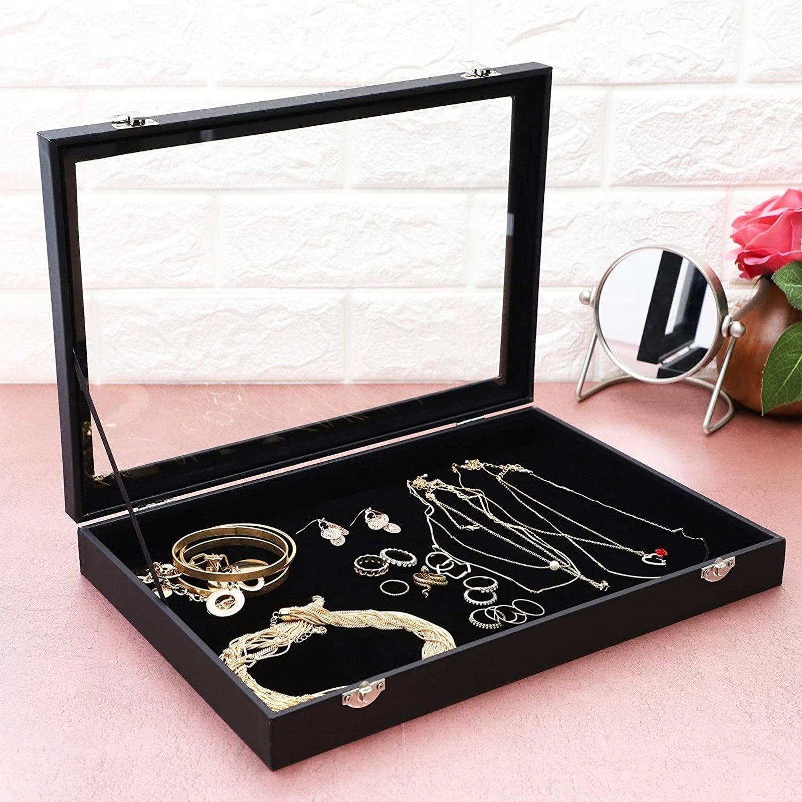 Small Velvet Jewelry Display Box Case for Rings, Bracelets, Necklaces, Retail 194425118744| eBay