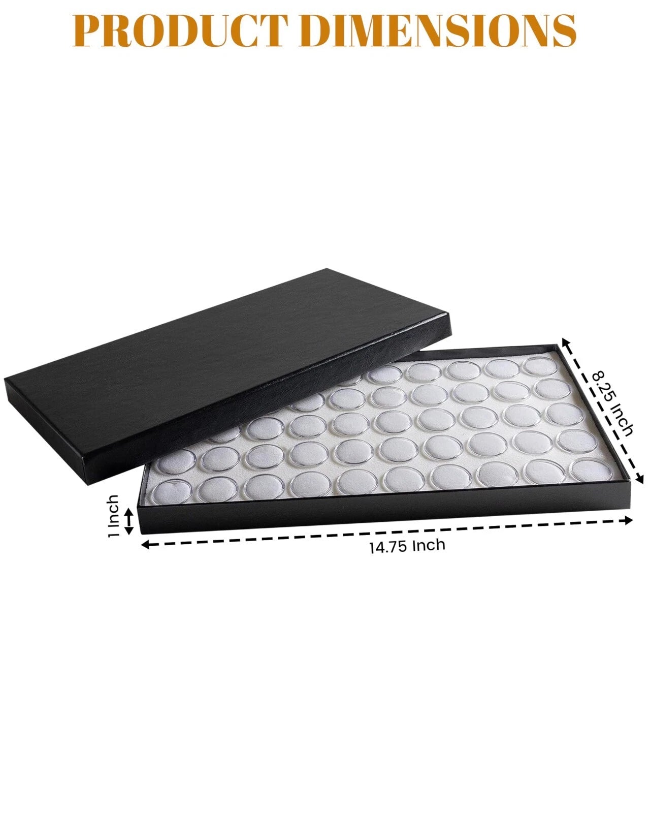 Novel Box Jewelry Gemstone Cardboard Display Case and Lid with Gem Jar Insert | eBay