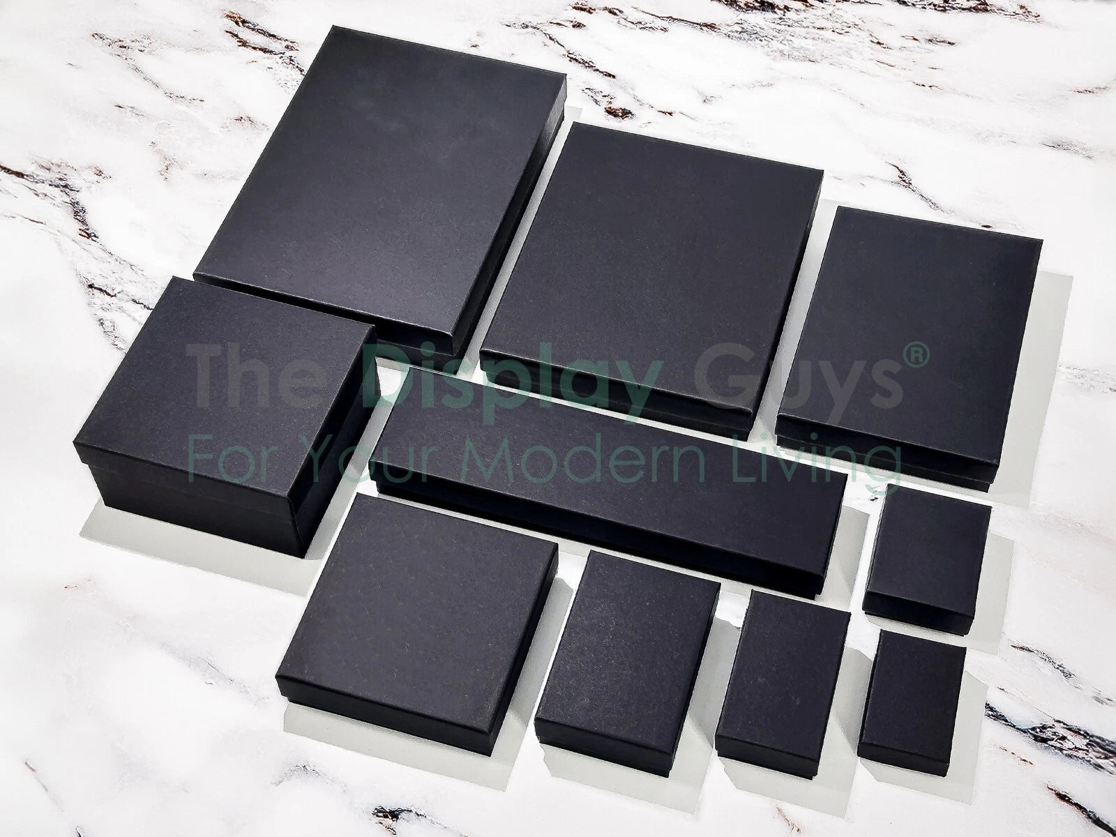 BULK Cardboard Kraft Paper JEWELRY GIFT BOXES Cotton Filled BLACK - for Shipping | eBay