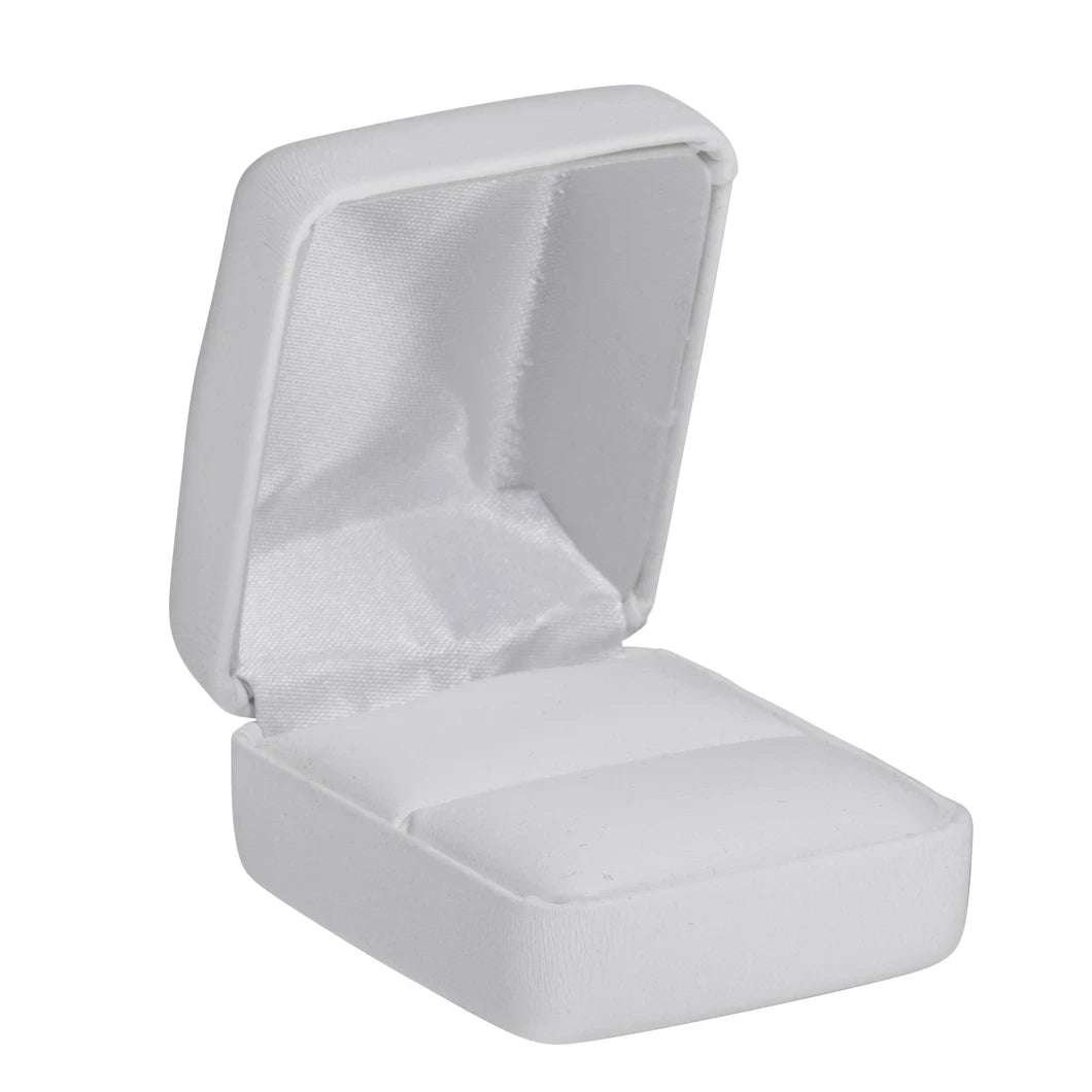 Ring box NEW White Jewelry Ring Gift Box Wedding Engagement Holder Storage Case | eBay