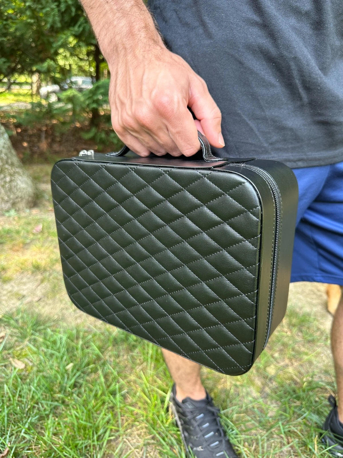 Harlembling Leather Travel Jewelry Box Case | eBay