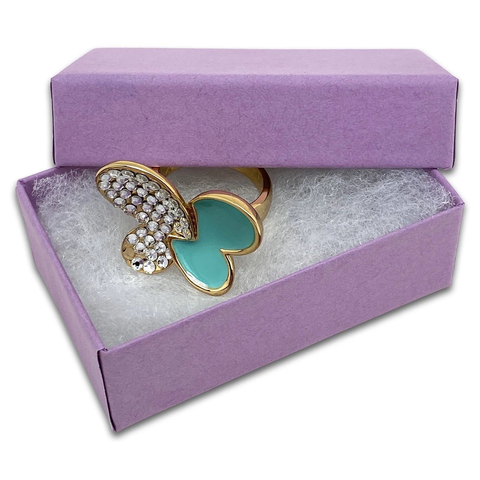 BULK Cardboard Kraft Paper JEWELRY GIFT BOXES Cotton Filled PURPLE for Shipping | eBay