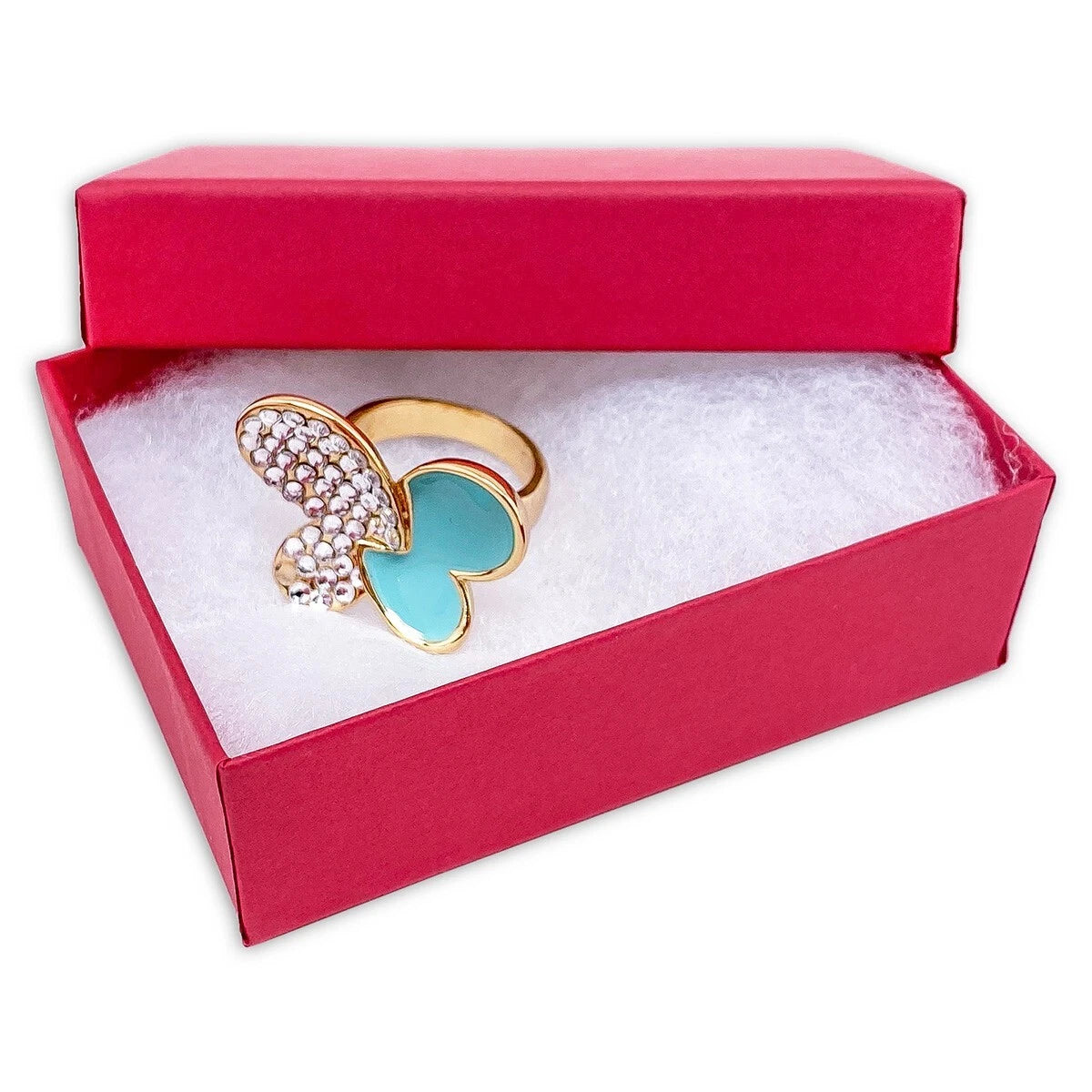 BULK 3.2x2.2x1 Cardboard #32 JEWELRY GIFT BOXES Cotton Fill Kraft Small Shipping | eBay