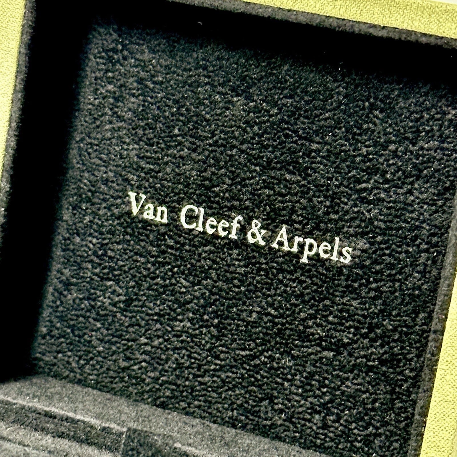 Van Cleef & Arpels Necklace Box VCA Original Travel Jewelry Case Empty Box Only | eBay