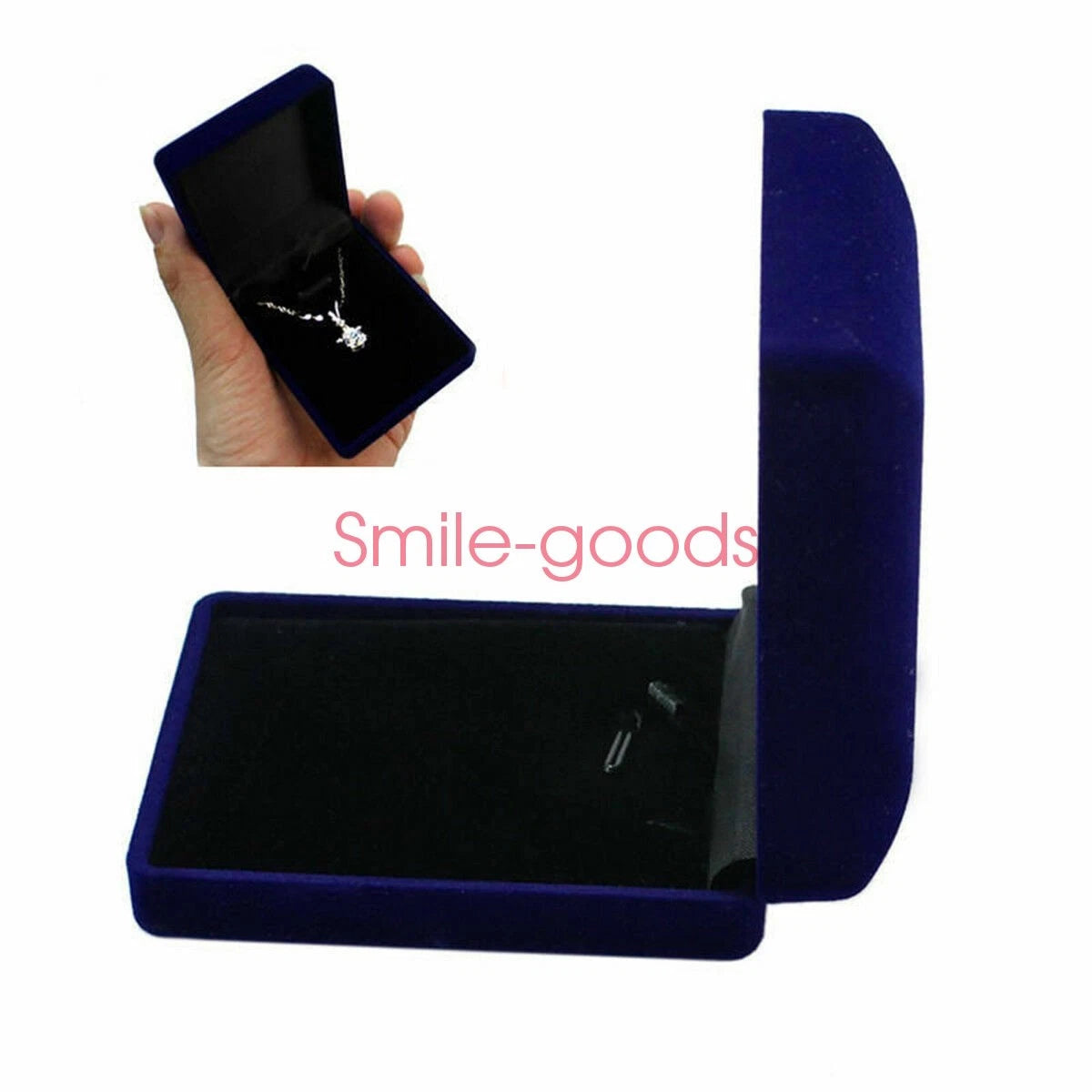 Velvet Bracelet Gift Box Chain Necklace Ring Storage Case Jewelry Wholesale | eBay