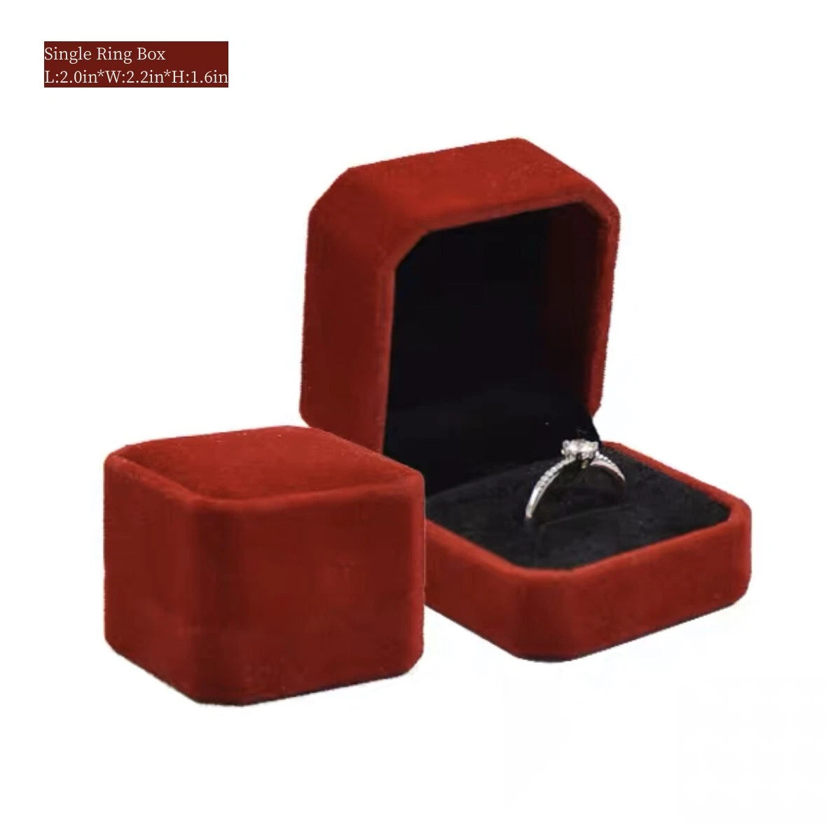 Velvet Bracelet Chain Necklace Ring Gift Box Storage Case Jewelry Display | eBay