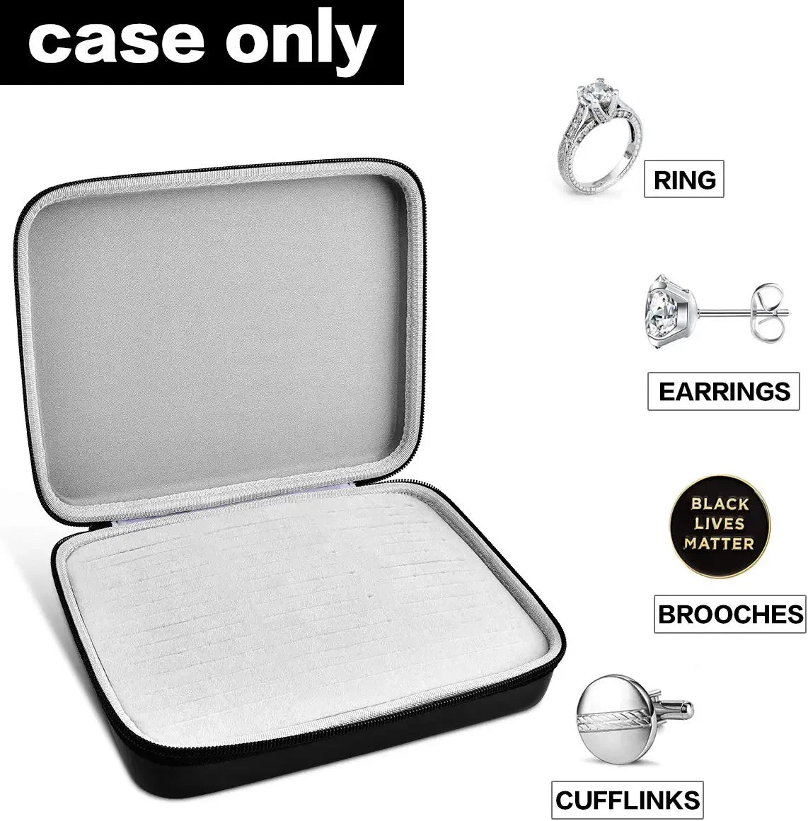 Ring Organizer Storage Case Jewelry Ring Display Collector Box with 42 Slots | eBay