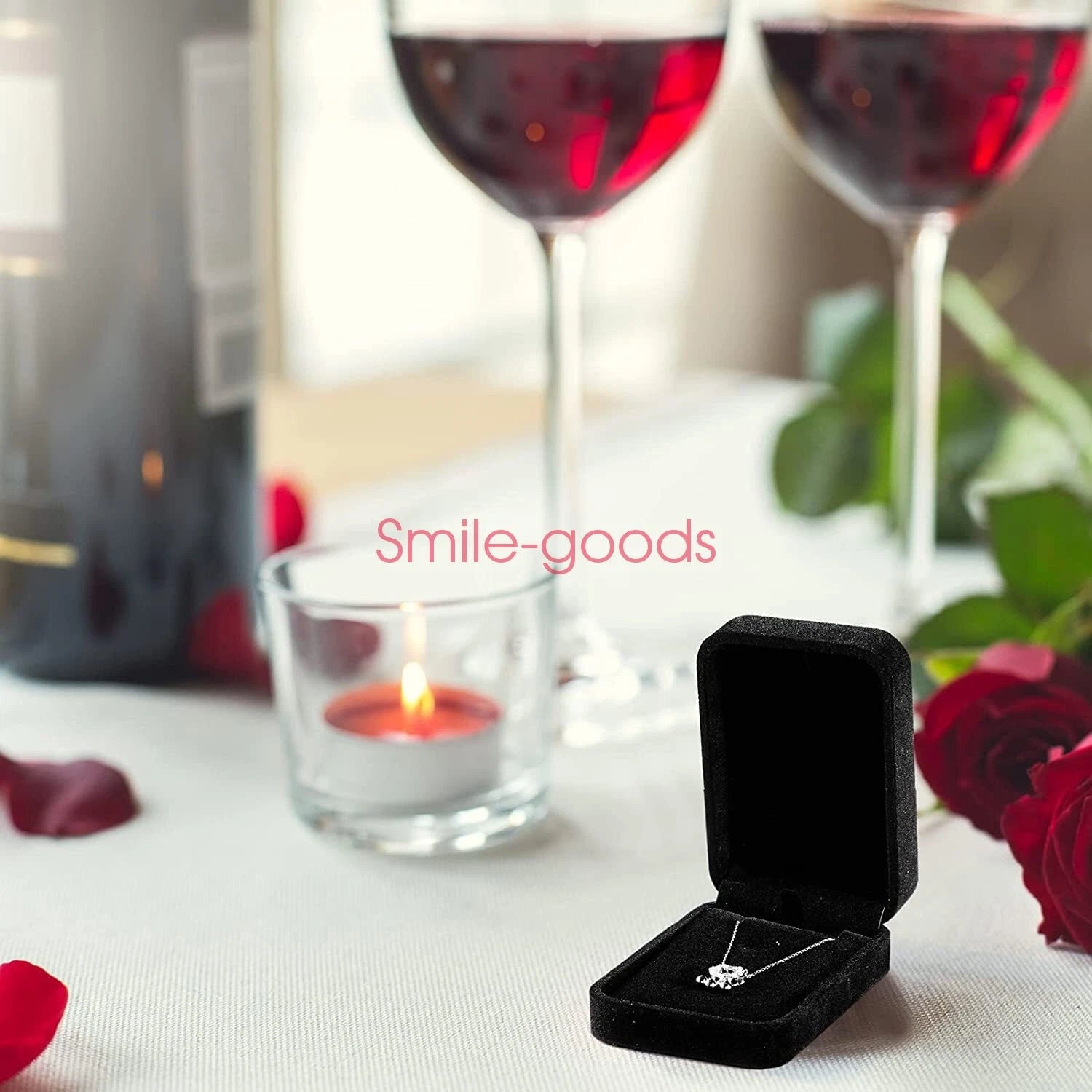 Velvet Bracelet Gift Box Chain Necklace Ring Storage Case Jewelry Wholesale | eBay