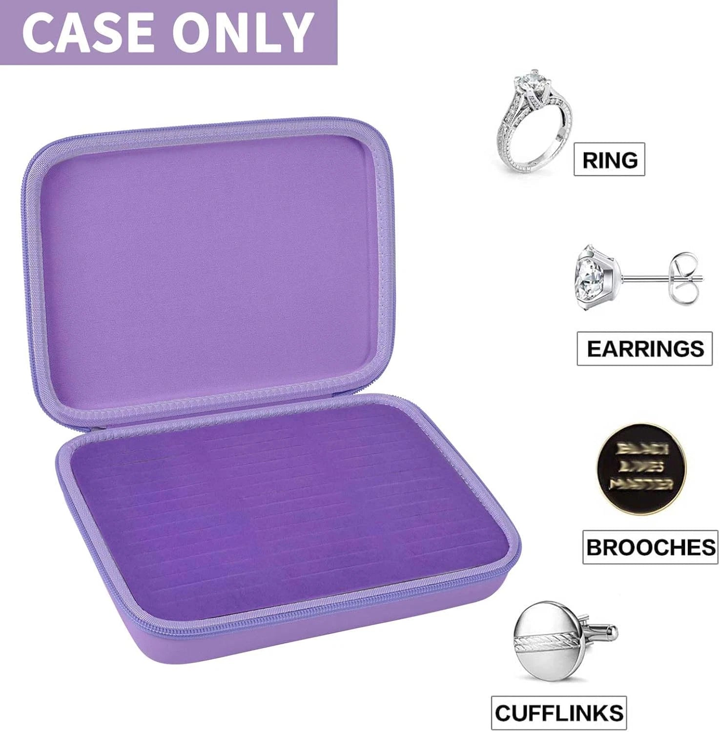 Ring Organizer Storage Case - Jewelry Ring Display Collector Box with 42 Slots. | eBay