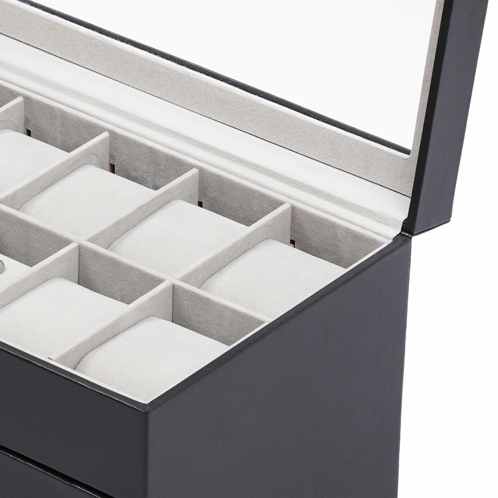 3-Layer Jewelry Storage Box 25 Slots Watch Sunglasses Organizer Display Case | eBay