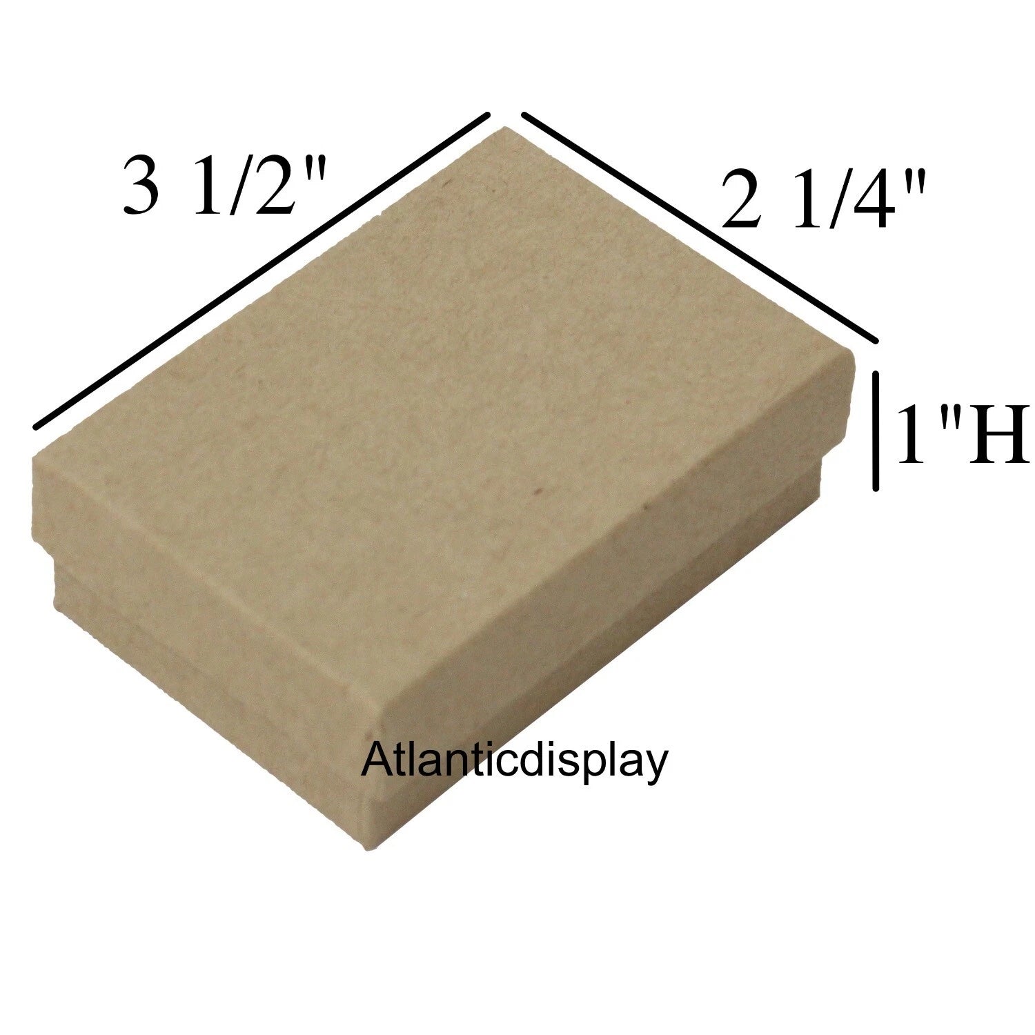 Khaki Kraft Cotton Filled Gift Boxes Jewelry Cardboard Box Lots of 5~20~50~100 | eBay