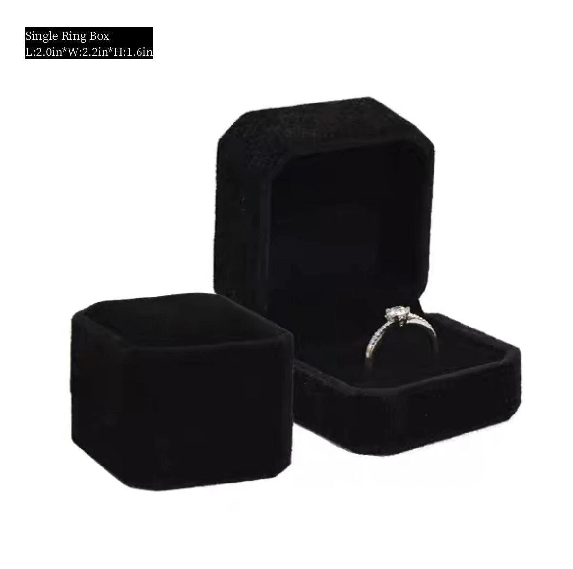 Velvet Bracelet Chain Necklace Ring Gift Box Storage Case Jewelry Display | eBay