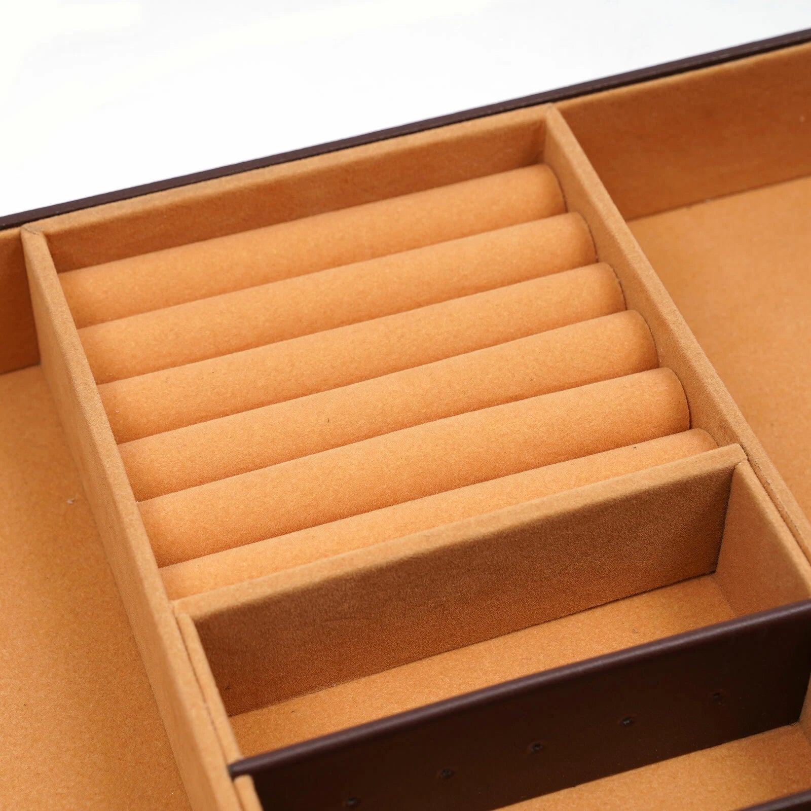 12 Slots Watch Box Case Organizer Women Jewelry Storage Holder Display w/Mirrior | eBay