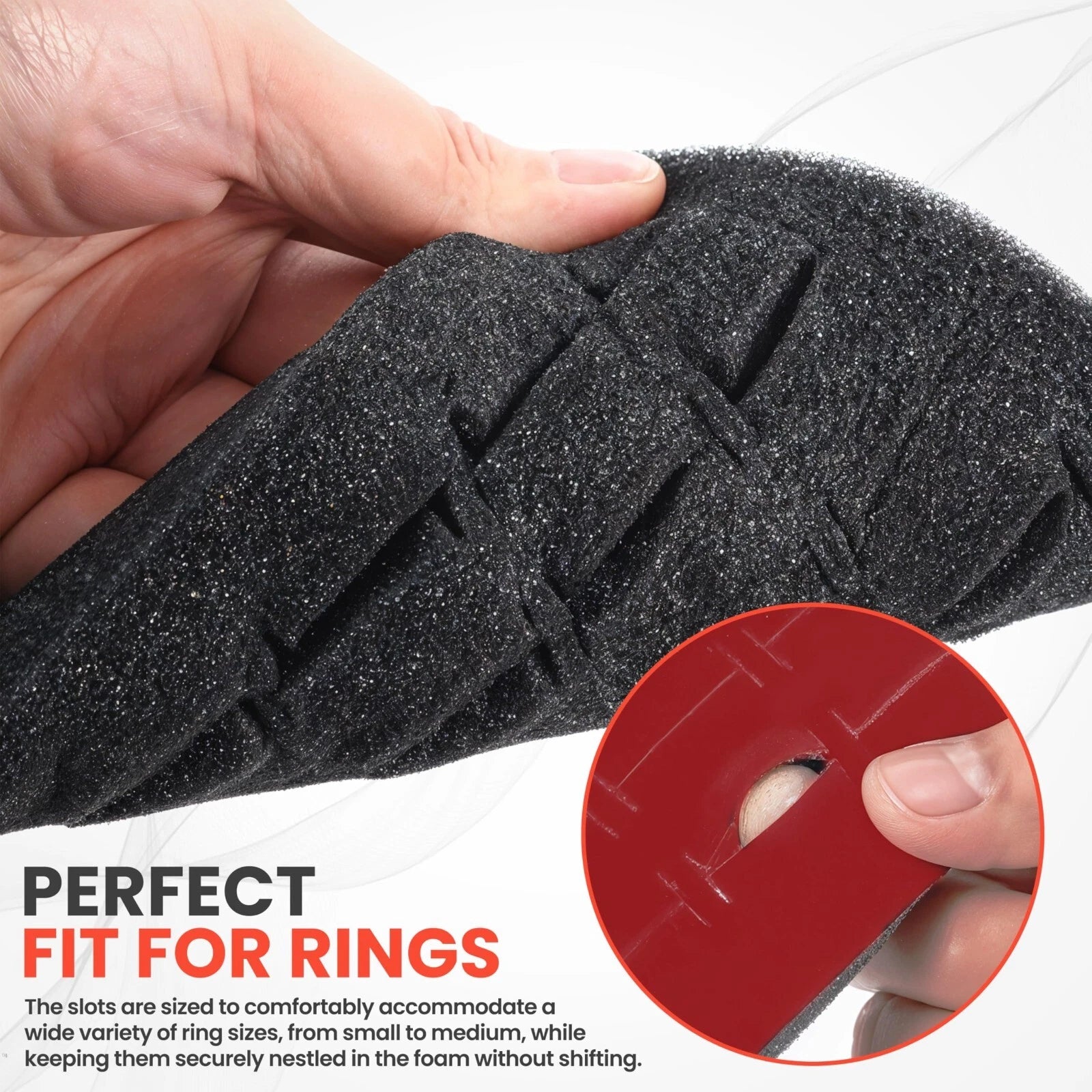 Novel Box 72 Slot Ring Earring Jewelry Tray Foam Velvet Liner in Various Colors | eBay