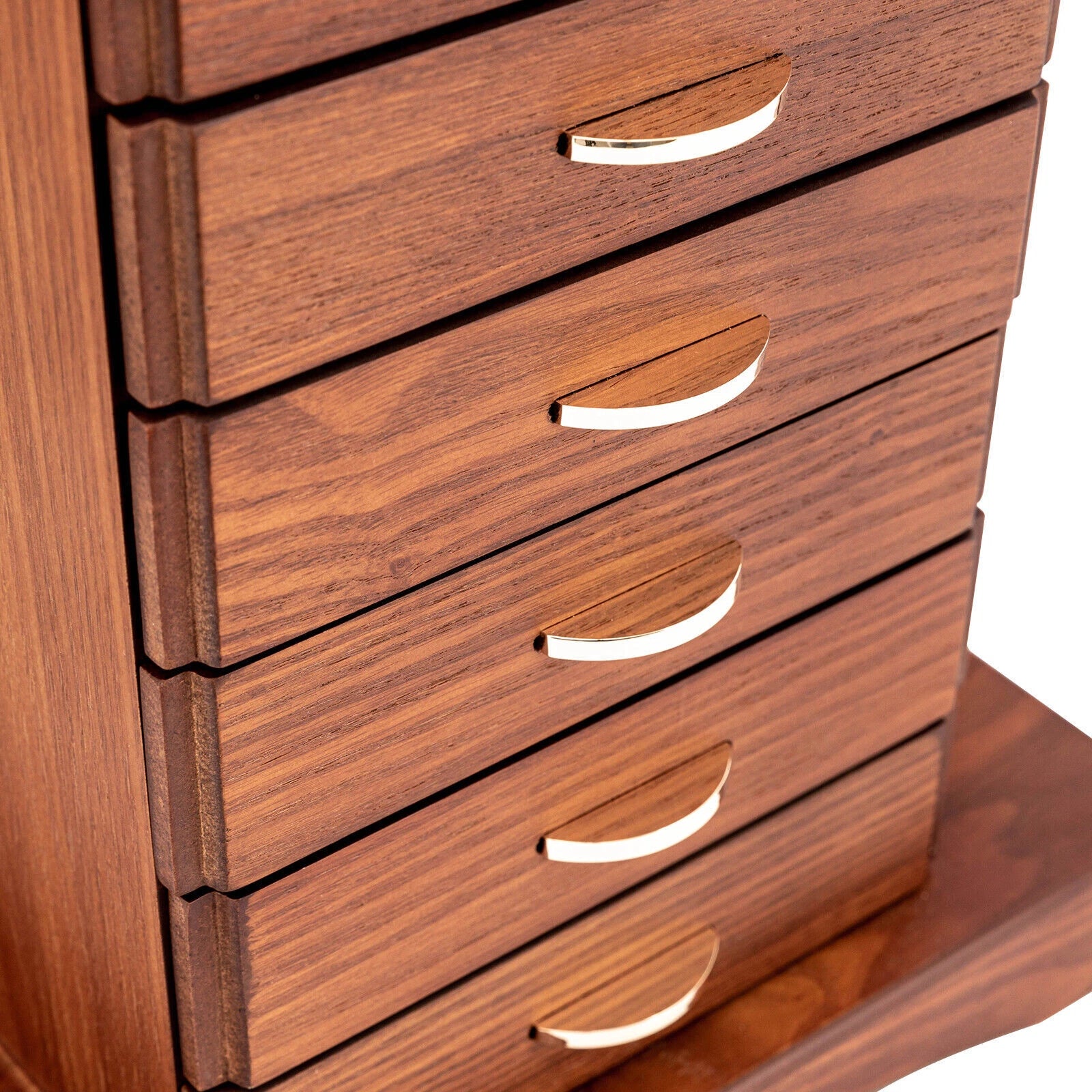 7 Layers Jewelry Storage Box Case Organizer Watch Ring Earrings Display Cabinet | eBay