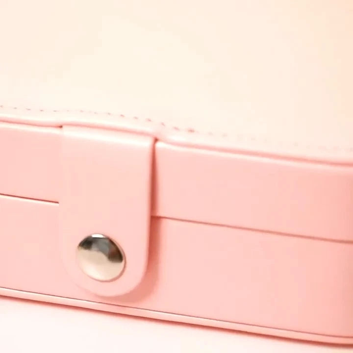 Portable Travel Jewelry Box Organizer Velvet Earring Ring Display Ornaments Case | eBay