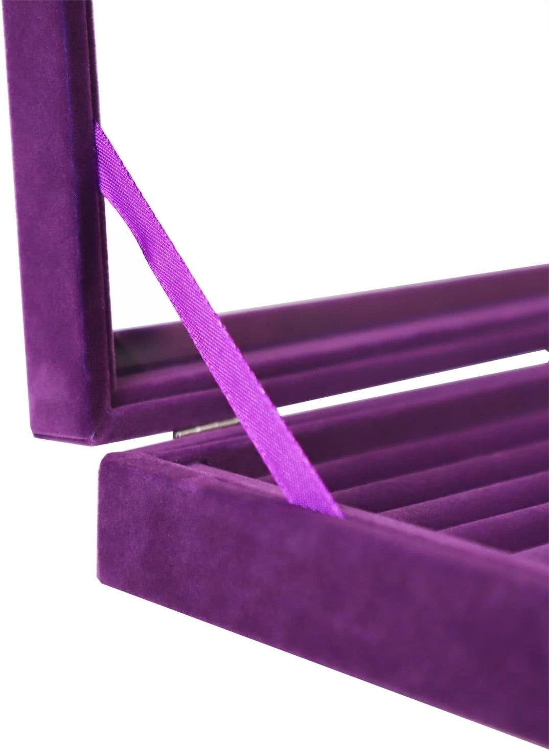7 Slots Velvet Jewelry Box Rings Organizer Tray Display Storage Box for Girls | eBay