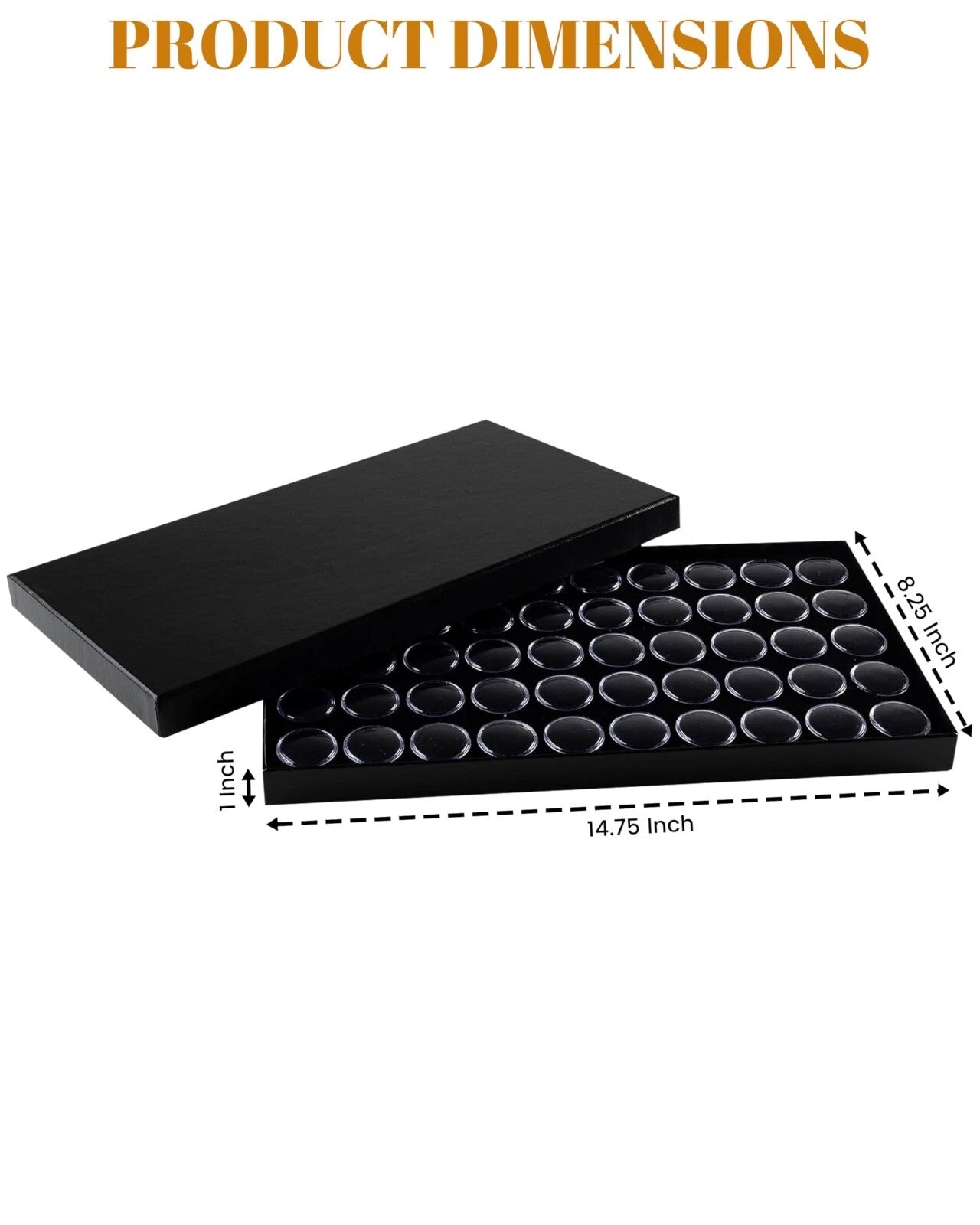 Novel Box Jewelry Gemstone Cardboard Display Case and Lid with Gem Jar Insert | eBay