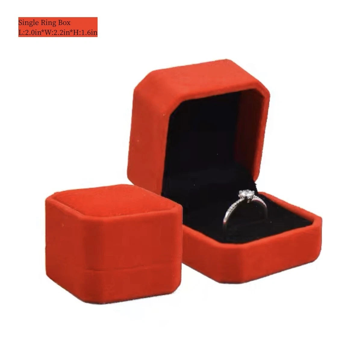 Velvet Bracelet Chain Necklace Ring Gift Box Storage Case Jewelry Display | eBay