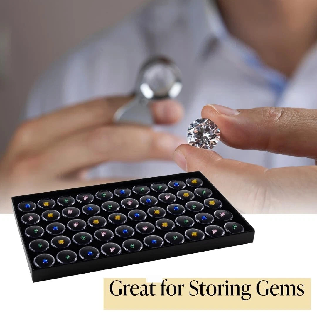 Novel Box Jewelry Gemstone Cardboard Display Case and Lid with Gem Jar Insert | eBay