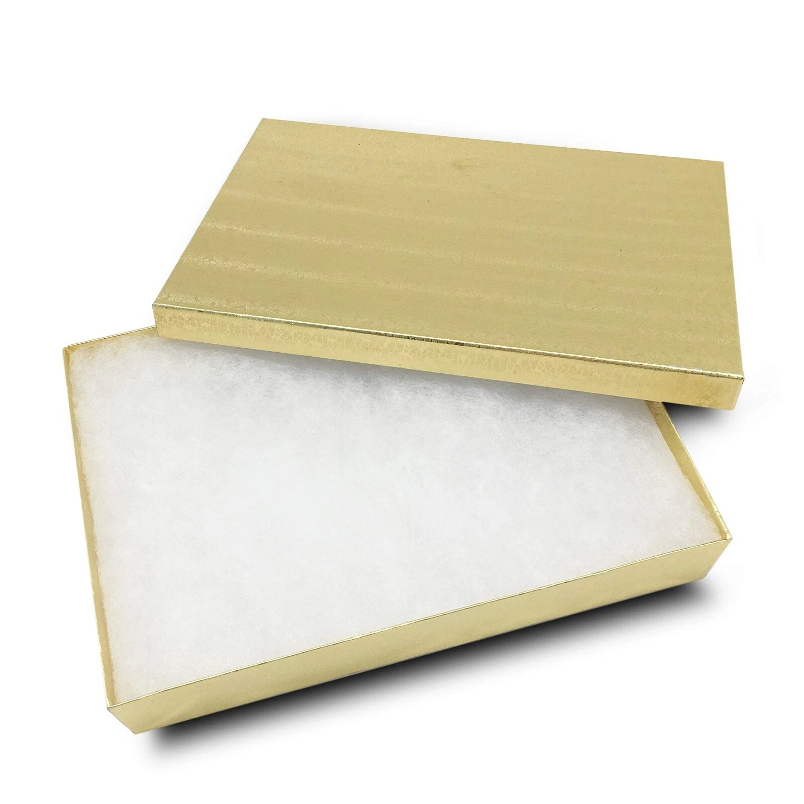 BULK Cardboard Kraft Paper JEWELRY GIFT BOXES Cotton Filled GOLD - for Shipping | eBay
