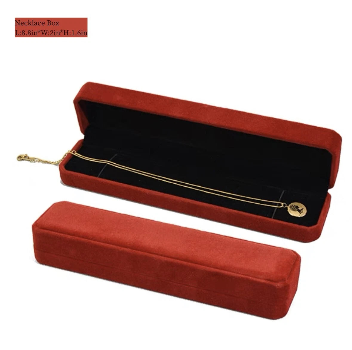 Velvet Bracelet Chain Necklace Ring Gift Box Storage Case Jewelry Display | eBay