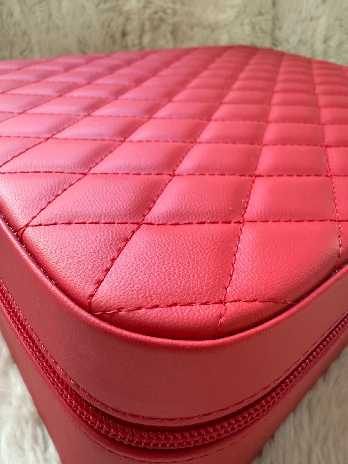 Harlembling Leather Travel Jewelry Box Case - Red | eBay