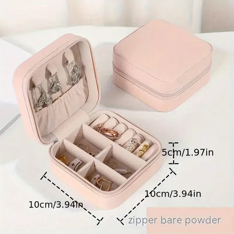 Portable Jewelry Zippered Storage Box - New | eBay