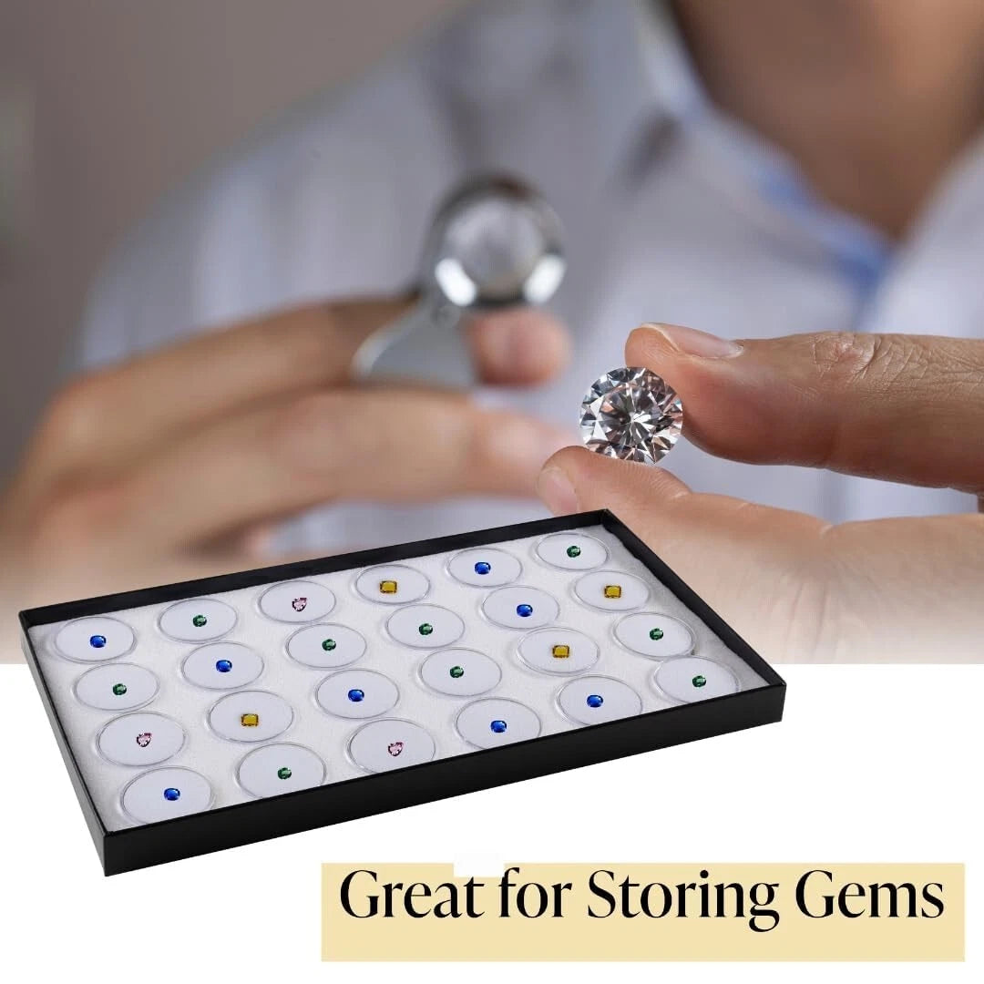 Novel Box Jewelry Gemstone Cardboard Display Case and Lid with Gem Jar Insert | eBay