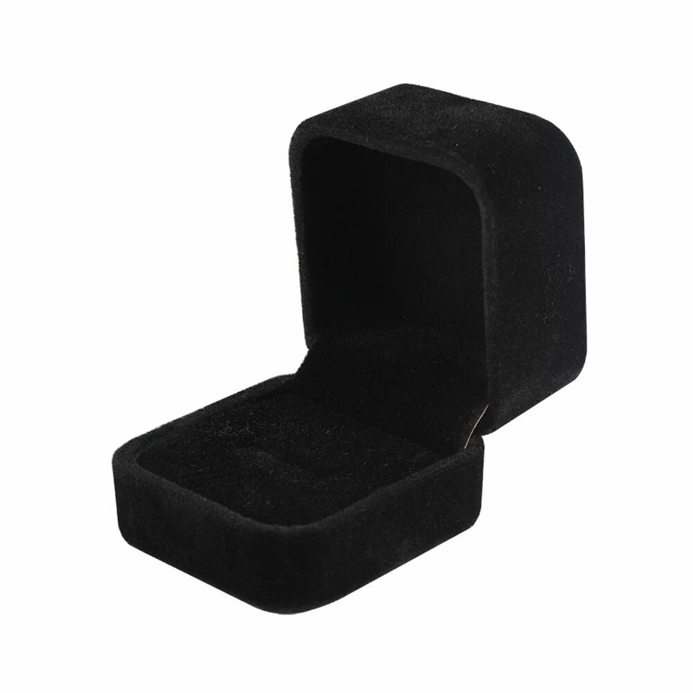 1-40PC Black Velvet Ring Boxes Jewelry Earring Gift Boxes Cases Storage Wedding | eBay