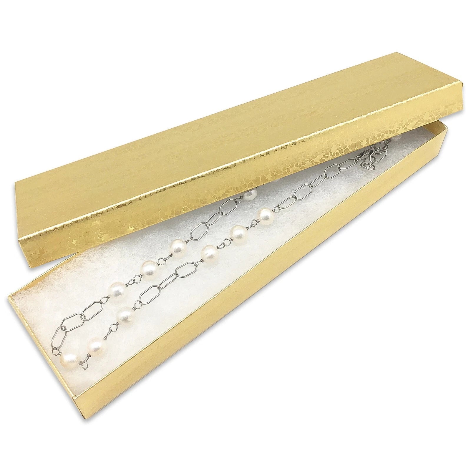 BULK 8x2x1 Cardboard #82 JEWELRY GIFT BOXES Cotton Fill Kraft Necklace Shipping | eBay