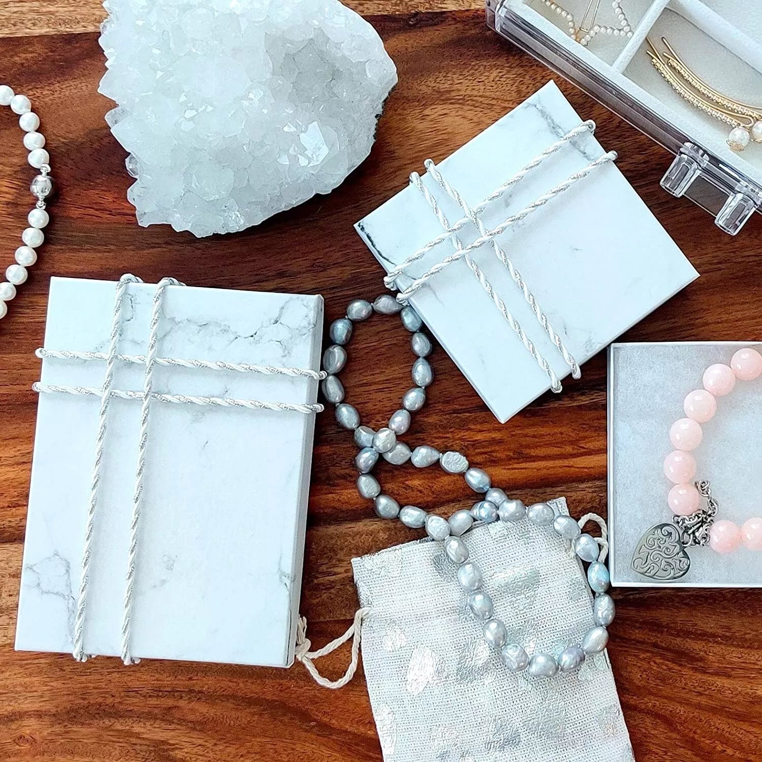 BULK 3.2x2.2x1 Cardboard #32 JEWELRY GIFT BOXES Cotton Fill Kraft Small Shipping | eBay