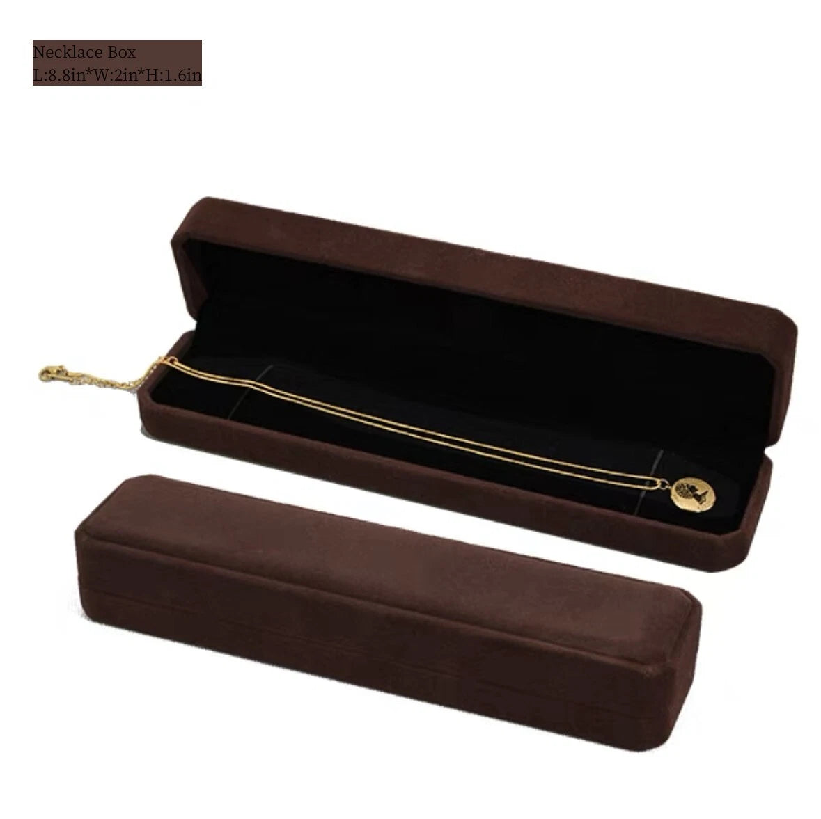 Velvet Bracelet Chain Necklace Ring Gift Box Storage Case Jewelry Display | eBay