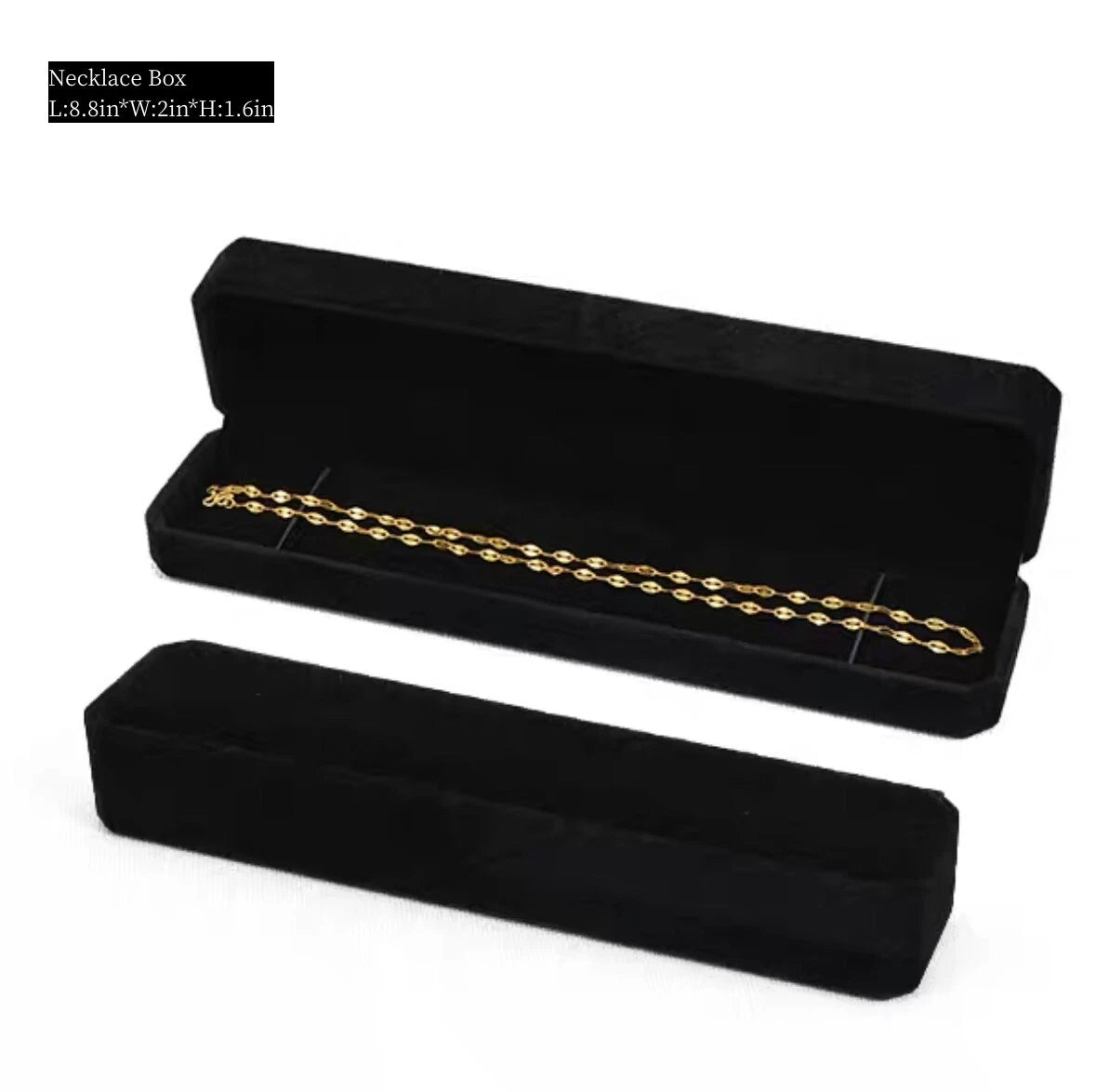 Velvet Bracelet Chain Necklace Ring Gift Box Storage Case Jewelry Display | eBay