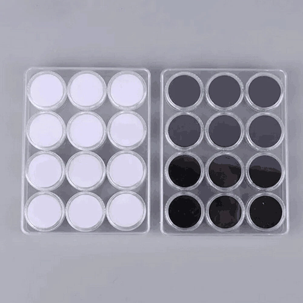 Loose Diamond White Capsule Storage Box Jewelry Gem Beads Display Case Holder | eBay